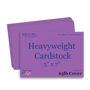 Imagem de Cartões/convites/folhas de cartolina roxas de 29,5 kg 12,7 x 17,8 cm (50 folhas)