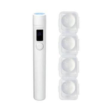 Imagem de Secador De Unhas Portátil Mini UV LED Recarregável Com Base Removível 