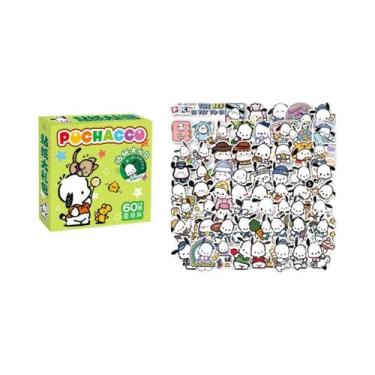 Imagem de Adesivos Sanrio Hello Kitty Kuromi Cinnamoroll Para Meninas, 60 Peças 