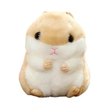 Imagem de Chaveiros Kawaii De Hamster Macio Com Pompom De Pele Sintética De Coel