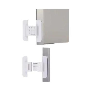 Imagem de Trava De Segurança Para Bebês Para Porta De Refrigerador, Proteção Ant