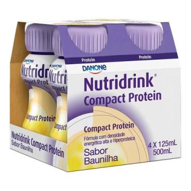 Imagem de NUTRIDRINK COMPACT PROTEIN BAUNILHA 4X125ML - Danone