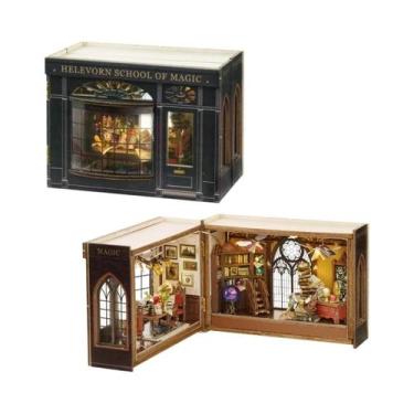 Imagem de Kit De Casa De Bonecas Mini DIY, Conjunto De Quebra-Cabeça 3D, Decoraç