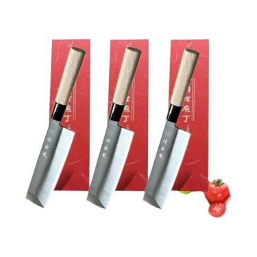 Imagem de Faca Santoku Japonesa De Aço Inoxidável Para Açougueiro, Desossar, Cor