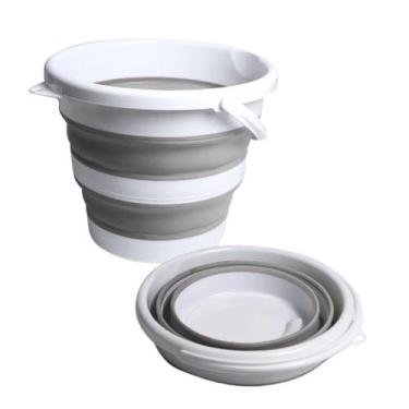 Imagem de Balde Retrátil 10 Litros Dobrável Silicone Cores Sortidas - Nilo-impor