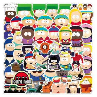 Imagem de Adesivos de vinil impermeável Souths Parks, anime, 50 unidades/lote - 
