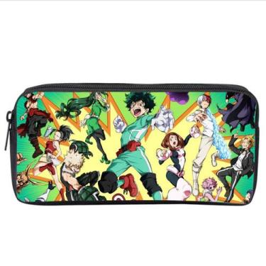 Imagem de Bolsa de lápis My Hero Academia Midoriya Izuku Oxford 22x11x5cm - yiwe
