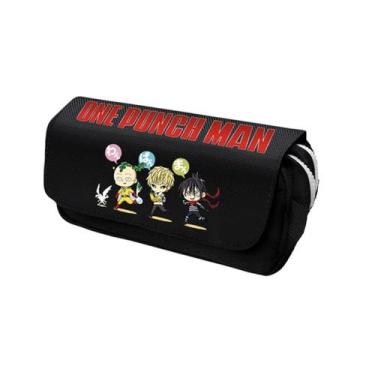 Imagem de Bolsa de lápis Anime Pencil Box One Punch Man Saitama 20x5x10cm - yiwe