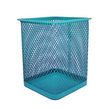 Imagem de Porta caneta metal quadrado sortido Rio Tijucas, Azul