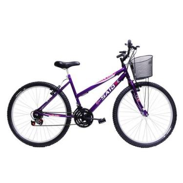 Imagem de Bicicleta Aro 26 Feminina De Passeio 18 Marchas - SAIDX, Violeta