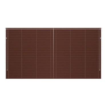 Imagem de Persiana Horizontal Alumínio Kit Larg 2,30X1,70 Alt Marrom - Crisdan P