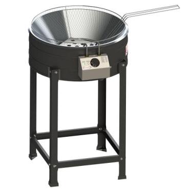 Imagem de Tacho Fritador Elétrico Itajobi Pintado 10 Litros com Pé, 220V