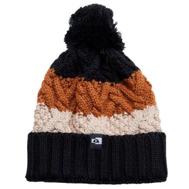 Imagem de Gorro Touca Fio De Lã Everest Listrado Galapagos, Preto