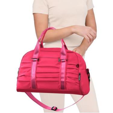 Imagem de Bolsa Mala Feminina Transversal Viagem Academia Esporte Treino Fitnes 