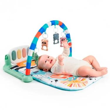 Imagem de Tapete de Atividades Infantil Bebê Ginásio Piano Musical Com Som E Luz