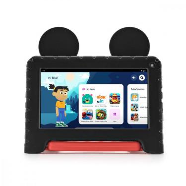 Imagem de Tablet Multi Mickey com Controle Parental 7 pol 4GB RAM 64GB Android 13 Quad Core + Case + Wi-fi - NB413
