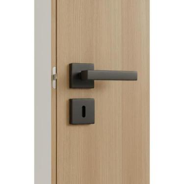 Imagem de Fechadura Porta Interna Preta 40mm Segura e Durável - Congratulations 