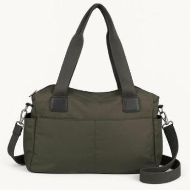 Imagem de Bolsa Feminina Academia De Ombro Transversal Nylon Grande Espaçosa Notebook-Feminino