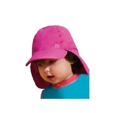 Imagem de Boné Infantil Menina Proteção Solar Liso Praia Básico-Feminino