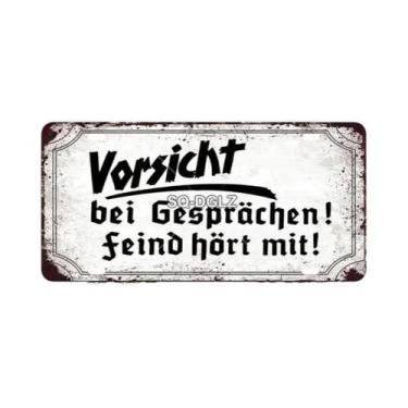 Imagem de Placa De Metal Vintage De Berlim, Sinal Retro Para Decoração De Parede