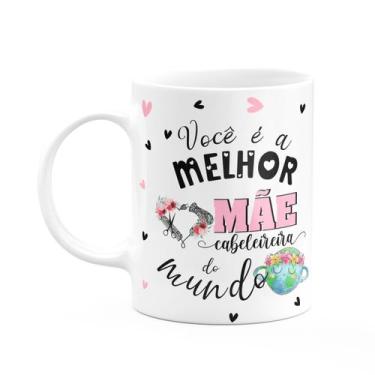 Imagem de Caneca Mães e Profissões - Melhor mãe cabeleireira do mundo - JPS INFO