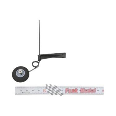 Imagem de Conjunto Traseiro De Trem De Pouso Com Roda De Cauda Para Aeromodelos 