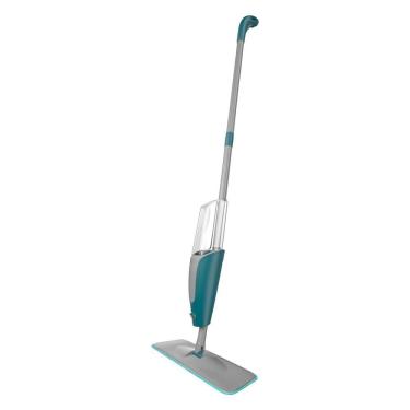 Imagem de Mop Spray MOP7800 para Limpeza Prática em Plástico com Compartimento para Produto para Pisos Frios Verde com Cinza