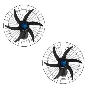 Imagem de Kit 2 Ventiladores Osc Parede 60cm 230w Falcon Ventisol - Bivolt, VENT