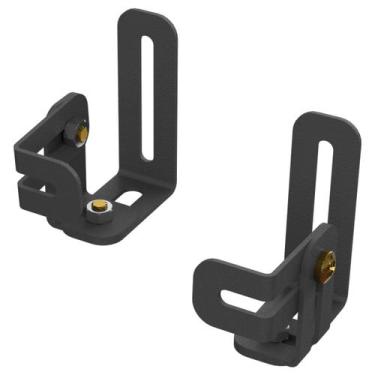 Imagem de Suportes home theater caixa som ajustável 1 par - MULTIFORMA, Preto