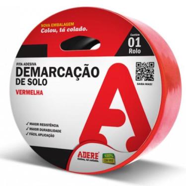 Imagem de Fita Demarcacao Solo 852I/S 50Mmx30M Vermelho Adere