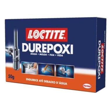 Imagem de Adesivo Epóxi Durepoxi 50g Cinza para Soldar, Moldar, Fixar e Vedar Diversos Materiais,...