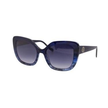 Imagem de Óculos Solar Ana Hickmann Ah90021 D01 Brilho Lente Cinza Degradê-Feminino