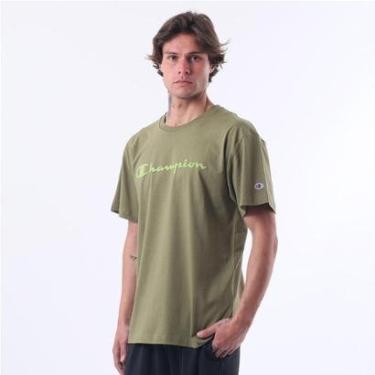 Imagem de CAMISETA CHAMPION ATHLETIC SCRIPT PUFF LOGO INK-Masculino