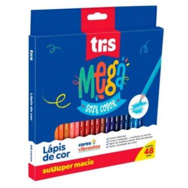 Imagem de Lápis de Cor 48 Cores Tris Mega Soft Color