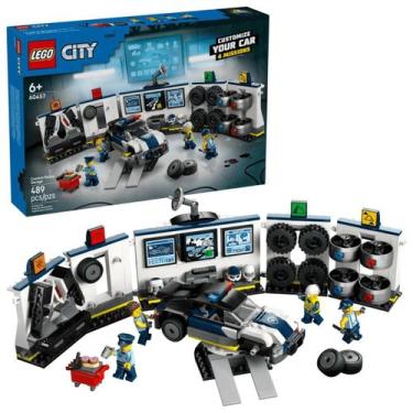 Imagem de LEGO City Garagem Carros de Polícia Personalizados 489Pçs 6+
