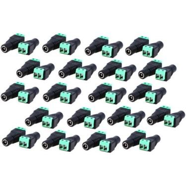 Imagem de Kit 40 Conectores Cftv Baloon Para Camera Borne - NINIVISION, Fêmea