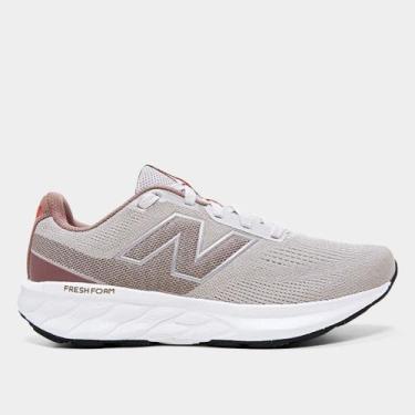 Imagem de Tênis New Balance Foam 520 V9 Feminino, Marrom, Cinza, 34