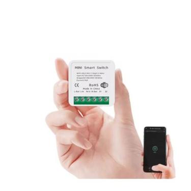 Imagem de Interruptor Inteligente Wi-Fi DIY Mini Smart Switch 16A - Automação Re