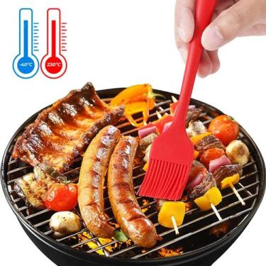 Imagem de Pincel Culinário De Silicone Para Untar Forma Frigideira Cozinha Confe