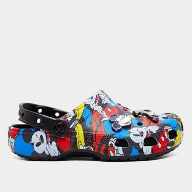 Imagem de Sandália Crocs Classic Clog Mickey And Friends, Rosa, 38