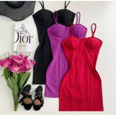 Imagem de vestido tubinho - loja moda e charme, Vermelho