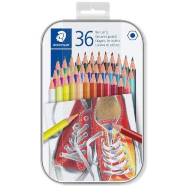 Imagem de Lápis de Cor Staedtler Hexagonal com 36 Cores 175 M36