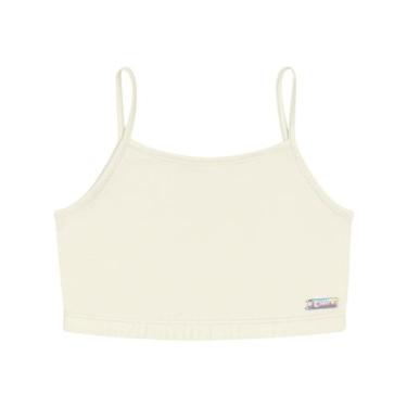 Imagem de Top Básico Infantil Menina Natural Cinti, Natural, 4