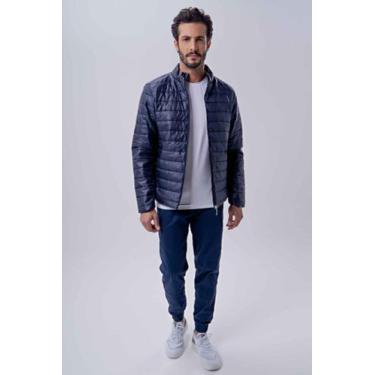 Imagem de Jaqueta Masculina Puffer Enzo Milano, Azul marinho, G