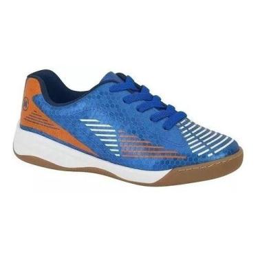 Imagem de Tenis Futsal Infantil Molekinho 2856.103 Futebol N 27 Ao 36, Azul, 31 