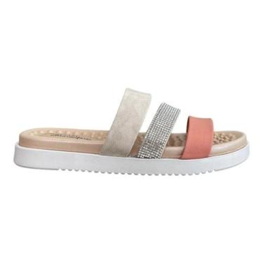 Imagem de Chinelo Casual Ultraconforto Feminino Modare 7178109, Creme, 35