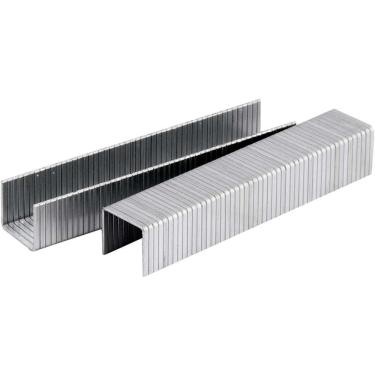 Imagem de Grampo Reto 11,4mm X 6,0mm Aço Carbono Zincado Caixa com 1000 Unidades para Grampeador Manual Vonder
