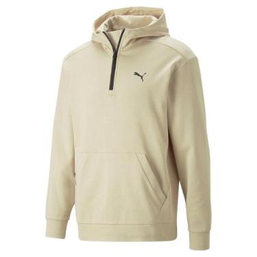Imagem de Moletom Puma Canguru Rad/Cal Half Zip Masculino Granola, P, Harvest go