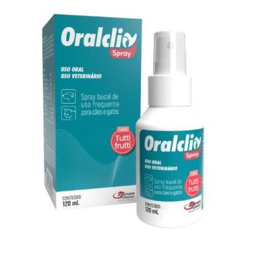 Imagem de Spray Bucal Oralclin Tutti Frutti Agener Cães Gatos 120ml