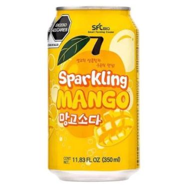 Imagem de Refrigerante Manga Sparkling Mango importada Coréia 350ml - Bohae